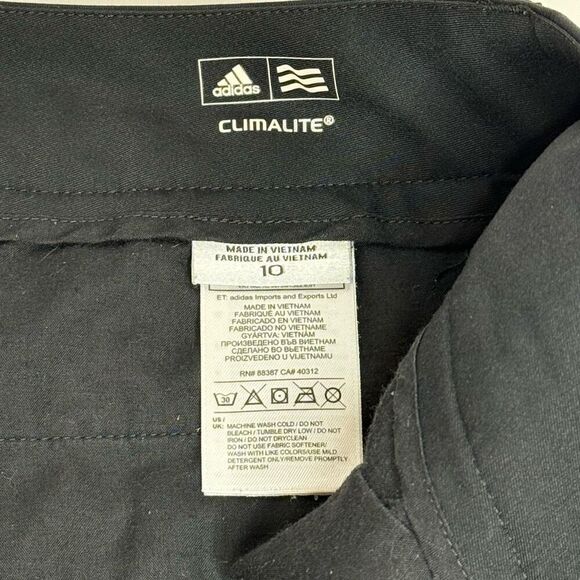 Adidas black climalite Bermuda golf shorts size 10 - Picture 4 of 11